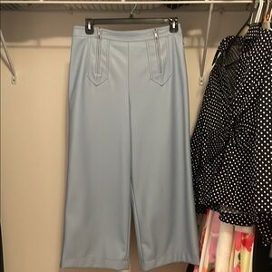 Avec Les Filles Blue Wide Leg Pants